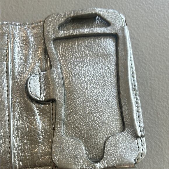 Brighton Red Patent Croc Embossed Wristlet Credit Card Holder Wallet Mini Phone - Picture 8 of 9